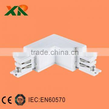 LED track light rail L connectors for 4 wires Track