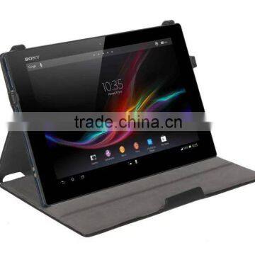 For Sony Xperia Z4 tablet flip design pu leather case