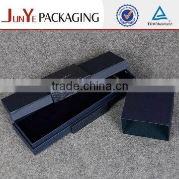 Deep Blue Handmade Factory Price Cardboard Empty Luxury Perfume Boxes photo-6