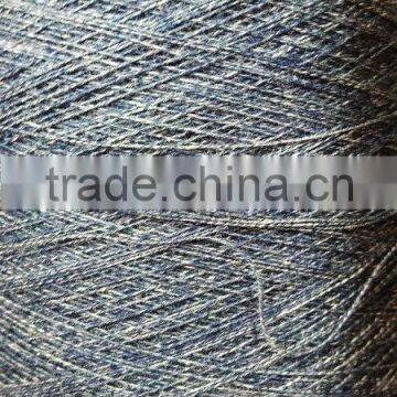 100%Cotton denimlook yarn fancy yarn Imitation cowboy yarn