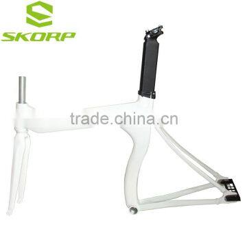 Bicycle Frame Set Fixed Gear Bike Frame Aluminum Alloy Bicycle Frame