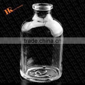 Round Shoulder Transparent Glass Bottle Empty glass Bottle