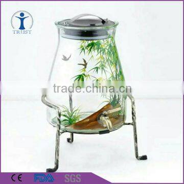 Cheap Price Big Size Drinking Glass Container With Tap photo-2