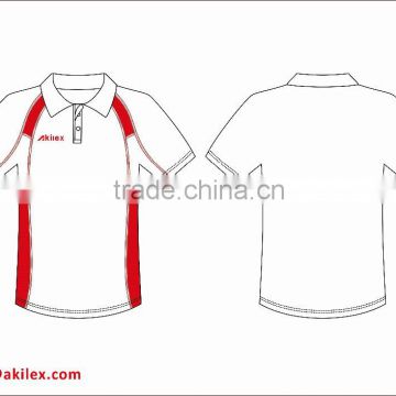 custom cut and sewn sport polo shirt