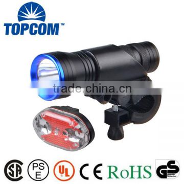 Super Bright 10W 1000LM LED Headlight & Tail Light Bicycle Light Set