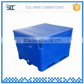 SCC 1000L Rotomold Plastic Container for Fish, Marine Fish Cooler, Fish Tub photo-2