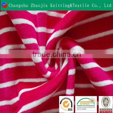 100 Cotton Striped velvet fabrics of plain cloth