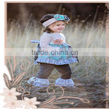 Stylish Polka Dot Short Floral Print 2pcs Toddler Girls Cotton Boutique Outfit photo-5