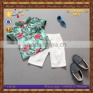 New Fashion design casual summer cute little boy clothes