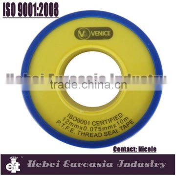 thread seal tape with PTFE for plumbing fittings