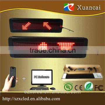 DIY Logo P7.62-7x40Red (34.8*9.7*3.4cm ) Alphanumeric +Graphic+Time+Alarm clock application of Bluetooth WIFI led display