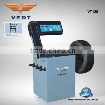 Automatic car wheel balancing and wheel alignment machine VT120