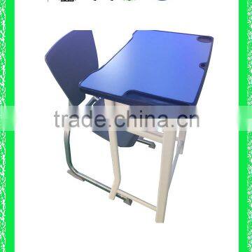 school furniture children's modern cheap school desk with bench HXZY034