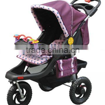 hubei tongba baby stroller with big foam wheels