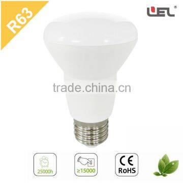 led bulb lamp CE-approved R63 E27 8W ceramic bongs Plastic Housing Globe LED Light Bulb led light bulb speaker