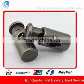 CD9422 High Quality Metal Antique Silver Cord Stopper