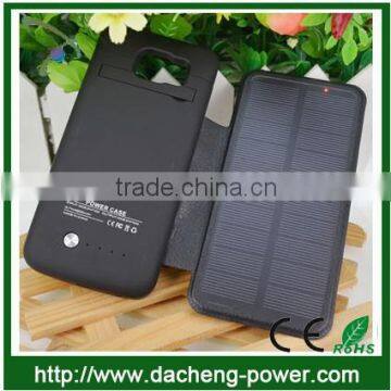 Newly solar power phone case 4200mAh for Samsung galaxy note S6