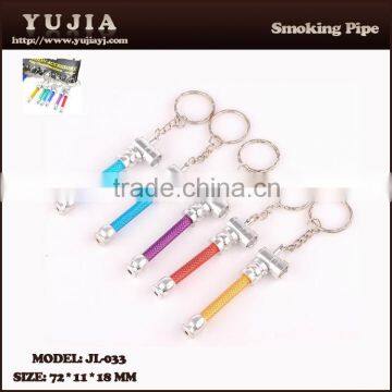 Guangzhou YuJia 2015 newly wholesale aluminum fancy smoking pipes JL-033