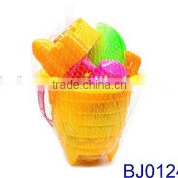 Beach Toys Deluxe Playset for Kids Plastic Bucket Sand Shovel Set photo-3