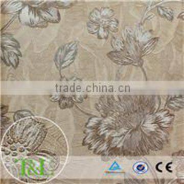 Pvc modern design decorative plastic wallpaper