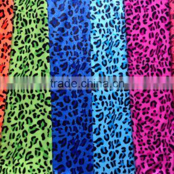 2015 New Design Embossed Pv Plush/Toy Fabric/Garment Fabric