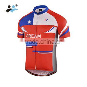 [DREAM SPORT]No minimum custom fashion short sleeve cycling jerseys