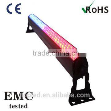 CE RoHs certificate LED Wall Washer LED Bar Remote control IR Wireless Battery Charging 240x10mm RGB 8 sections