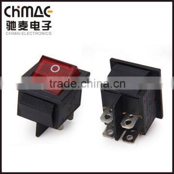 CHIMAI Good Quality Cheaper Price Rocker Switch Light T85 250vac 220V Colorful 4pin Double Pole Rocker Switch photo-3