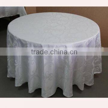 Jacquard/Pattern polyester round table cloth/table linen