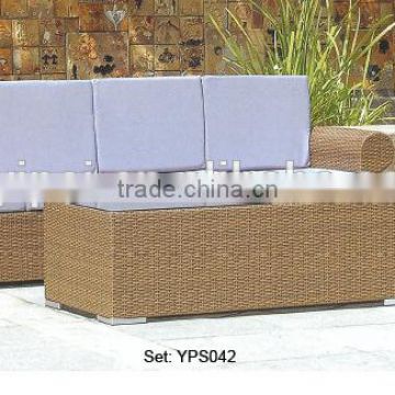 00 indoor furniture comfortable sipmle rattan wicker living room sofa set YPS042