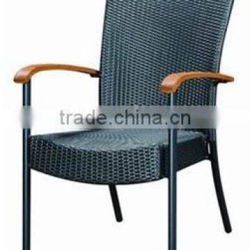 Commercial use humanization armrest rattan wicker office chairs YC116