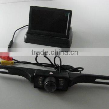 wireless transmitssion number plate reverse camera wireless receiver dashboard TFT display cigarette charge