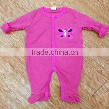 China supplier jumpsuits baby footless pajamas