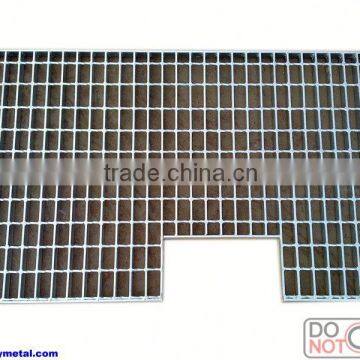 Heavy duty galvanized catwalk steel gratings