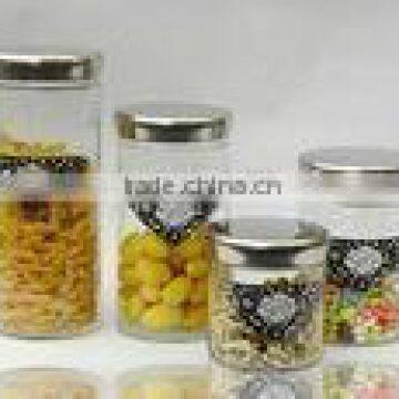 glass jars and lids