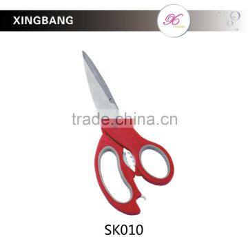 9'' S/S durable kitchen shears, multi task tools with non-slip handle