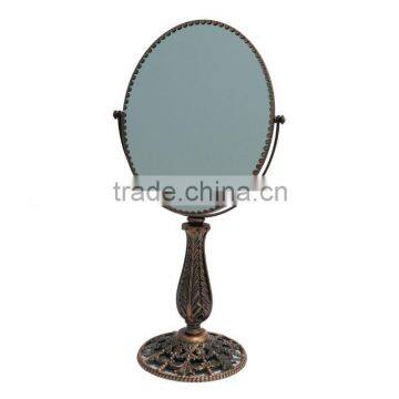Red bronze cosmetic mirror