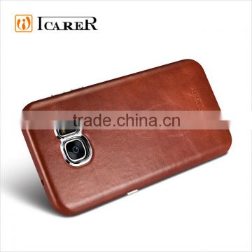 ICARER Vintage Genuine Leather Case for Samsung Galaxy S7 Edge,Real Leather Back Cover Mobile Accessories                        
                                                Quality Choice