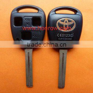 Toyota Key Blank & Toyota 2 button remote key blank with TOY40 blade (long blade-42mm)