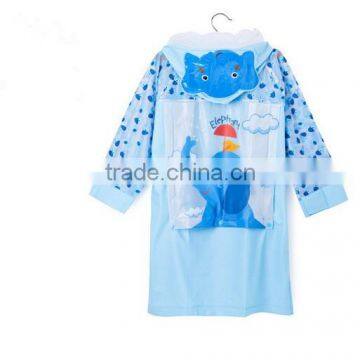 Funny Raincoat Baby Children Kids Cartoon Rain Coat Rainwear Waterproof Rainsuit