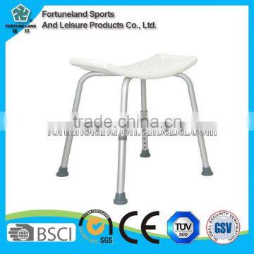 Cheap Adjustable aluminum plastic shower chair use in home and hospital