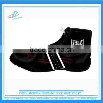 2016 most fashion boxing shoe , Customized hot sale wresting shoe, OEM leather high quality boxing shoe