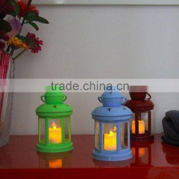 2015 Promotion Poppas BS10 Star Pantern Colorful Selection Hanging Led Candle Light Lantern photo-3
