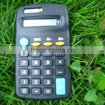 new design mini dual power solar pocket calculator(dual power calculator)