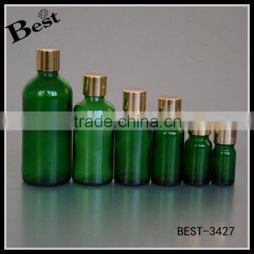 wholesale cheap price 10ml empty transparent green cosmetic facial essential oil glass vail with customized cap                        
                                                                                Supplier's Choice