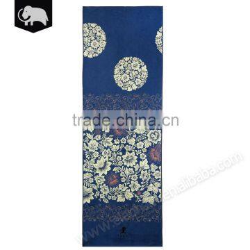 Made in recycled material printing fast drying microfiber antimicrobial yoga towel