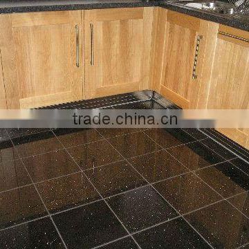 Black Galaxy Granite Tile, Slab, Countertop & Vanity Top