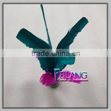 4X Chinese Jianzi Red Feather Kicker Kicking Shuttlecock Red