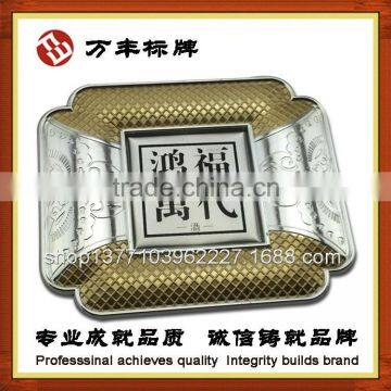 Manufactures Custom Aluminum Embossed Bottle Labels,metal Wine Label Made in China