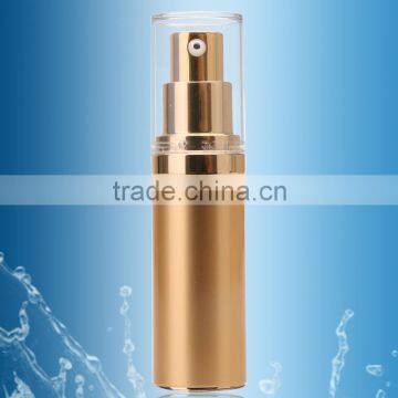 aluminum lotion bottle with san cap